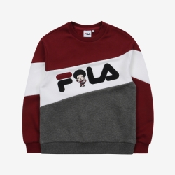 Fila Wonny Friends - Poikien T Paita - Viininpunainen | FI-93115